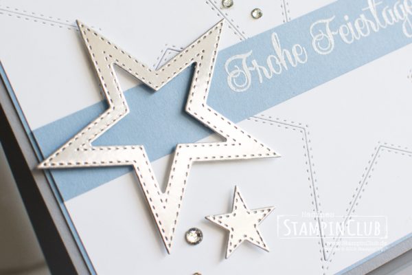 Stampin' Up!, StampinClub, Sternenglanz, So many stars, Stanzformen Bestickte Sterne, Stitched Stars Dies