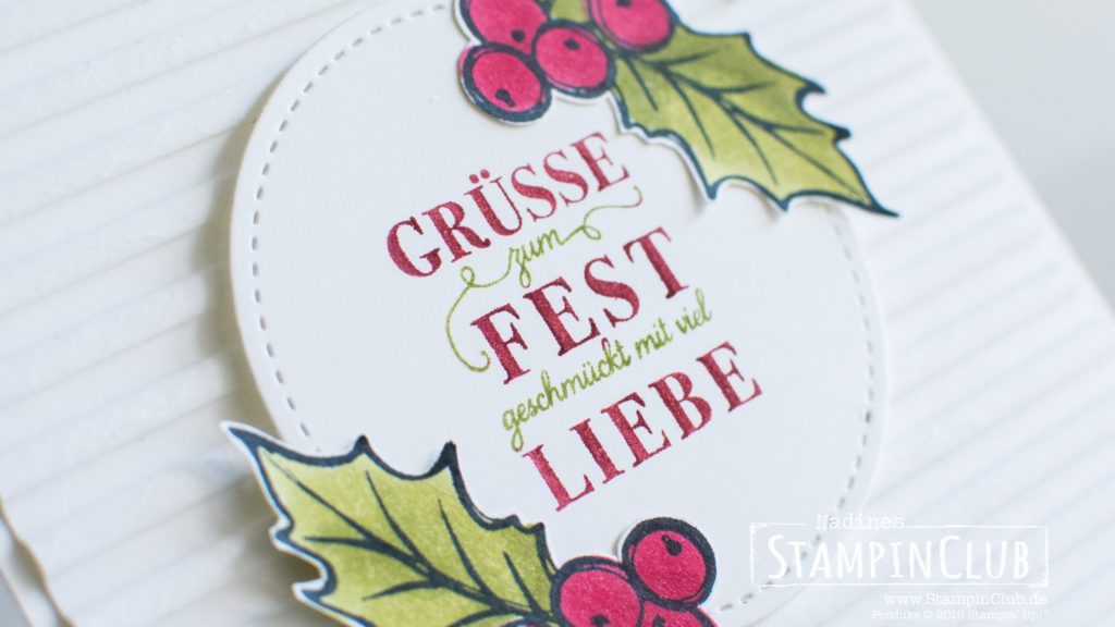 Stampin' Up!, StampinClub, Festtagsglanz, Christmas Gleaming, Stickmuster, Stampin' Write Marker