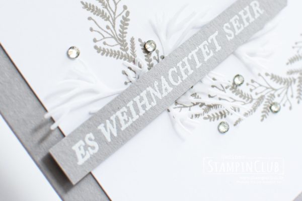Stampin' Up!, StampinClub, Weihnachtskarte, Kranz voller Freude, Tidings all around