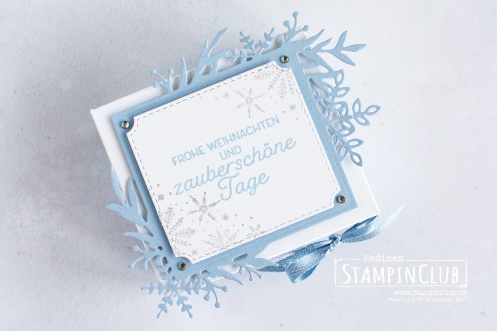 Stampin' Up!, StampinClub, Verpackung, Winterzweige, Frosted Foliage, Stanzformen Winterrahmen, Frosted Frames Dies