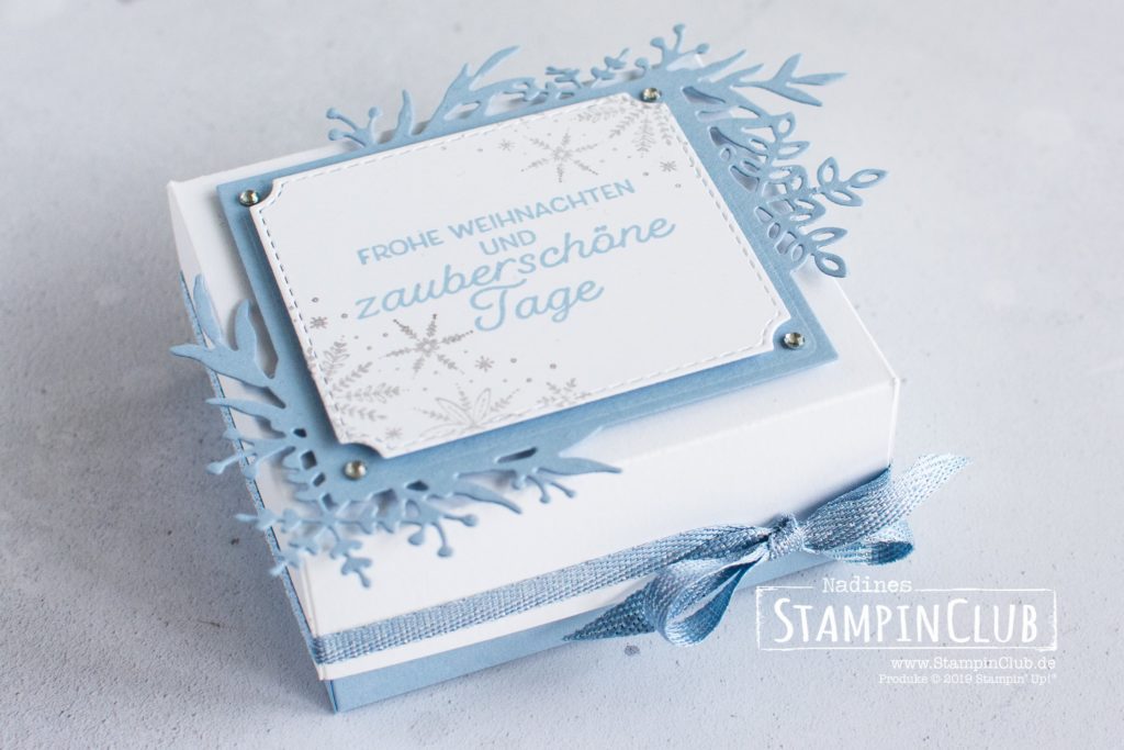 Stampin' Up!, StampinClub, Verpackung, Winterzweige, Frosted Foliage, Stanzformen Winterrahmen, Frosted Frames Dies