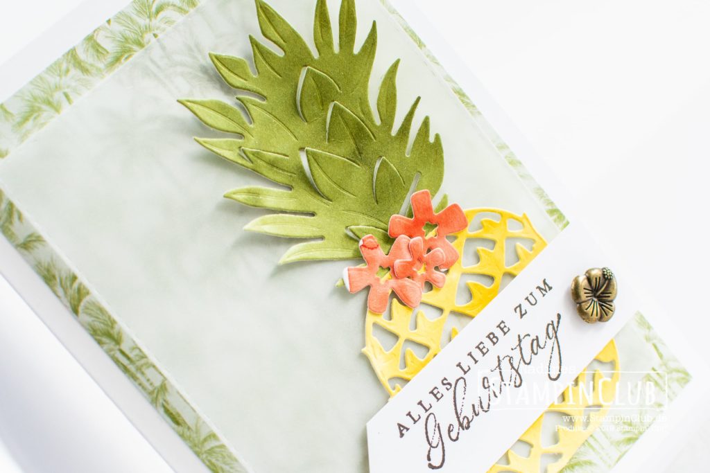 Stampin' Up!, StampinClub, Designerpapier Tropenreise, Tropical Oasis DSP, Tropische Träume, Timeless Tropical, Stanzformen Tropisch, In the Tropics Dies