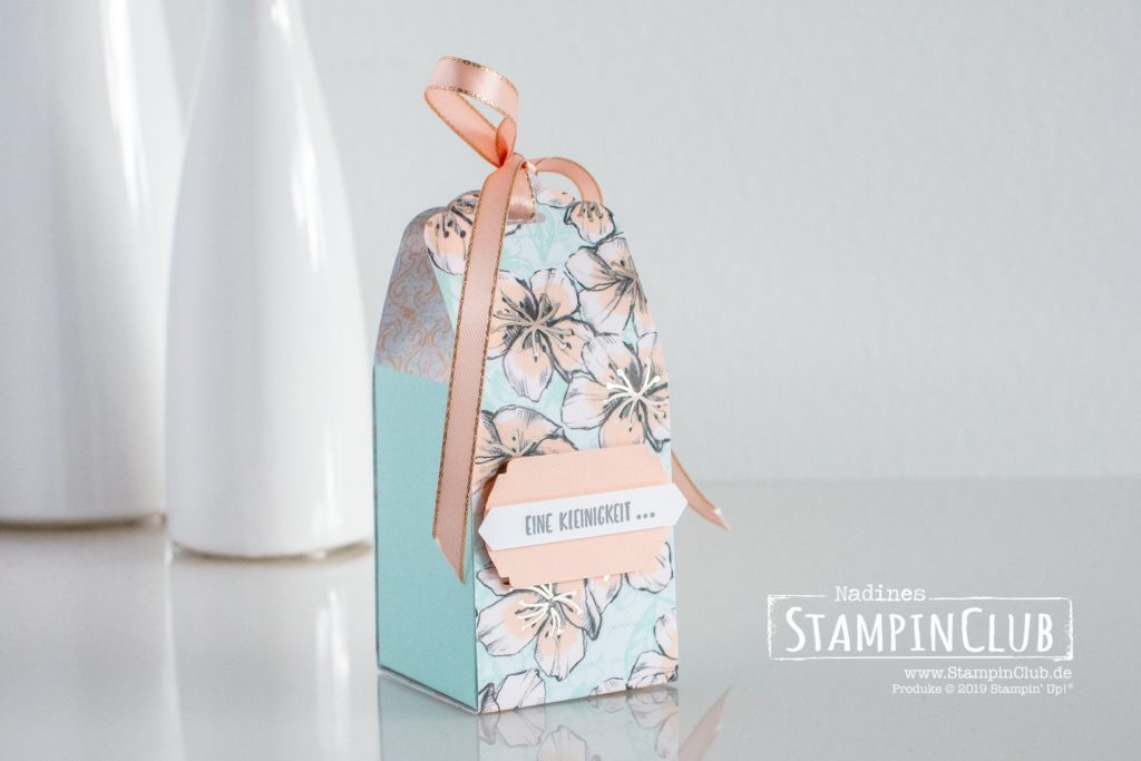 Stampin' Up!, StampinClub, Besonderes Designerpapier Frühling in Paris, Parisian Blossoms Speciality DSP, Liebe Gedanken, Sending you Thoughts, Stanze Apartes Etikett, Label me Fany Punch