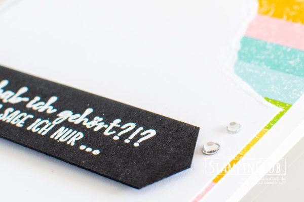 Stampin' Up!, StampinClub, Liebe Gedanken, Sending you Thoughts, Designerpapier Wunderbar ausstanzbar, Pleased as Punch DSP
