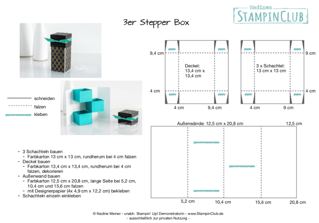 3er Stepper Box