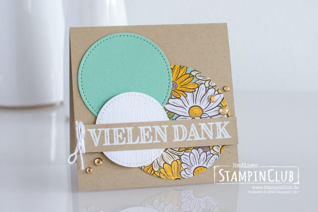 Stampin' Up!, StampinClub, Dekoratives Dankeschön, Ornate Thanks, Besonderes Designerpapier Schöner Garten, Ornate Garden Speciality DSP