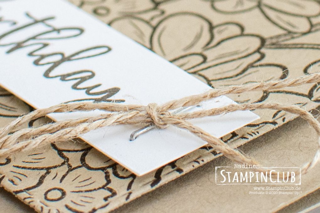Stampin' Up!, StampinClub, Ornate Style, Music from the Heart, Bestickte Rechtecke
