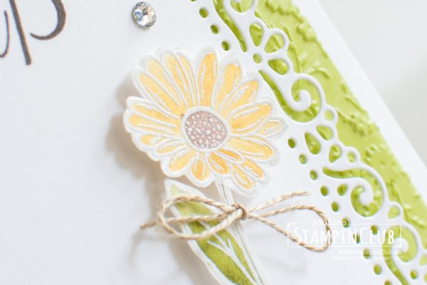 Stampin' Up!, StampinClub, Stanzformen Dekorative Rahmen, Ornate Layers Dies, Ornate Style, Blühende Worte, 3D Prägeform Blumenmeer, Ornate Floral 3D Embossing Folder