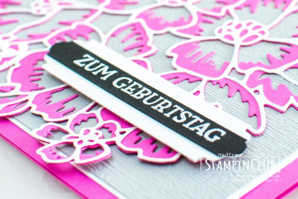 Stampin' Up!, StampinClub, Blumengruß, Stanzformen Blumenzierde, Stanze nach Wahl Allerliebste Anhänger