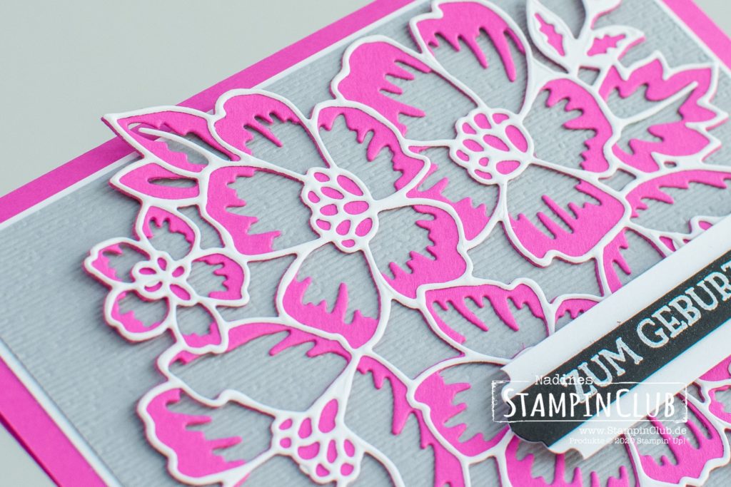 Stampin' Up!, StampinClub, Blumengruß, Stanzformen Blumenzierde, Stanze nach Wahl Allerliebste Anhänger