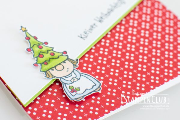 Stampin' Up!, StampinClub, Minikatalog AUG-DEZ 2020, Wichtelweihnacht, Gnome for the Holidays, Designerpapier Weihnachten im Herzen, Heartwarming Hugs DSP, Weihnachtskarte 2020, Weihnachtskarten 2020