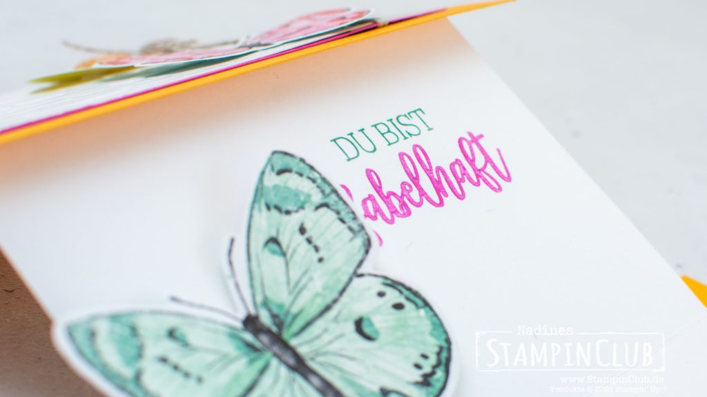 Stampin' Up!, StampinClub, Stanzformen Fabelhafte Falter, Brilliant Wings Dies, Designerpapier Schmetterlingsschmuck, Butterfly Bijou DSP, Fabelhaft, You are Amazing