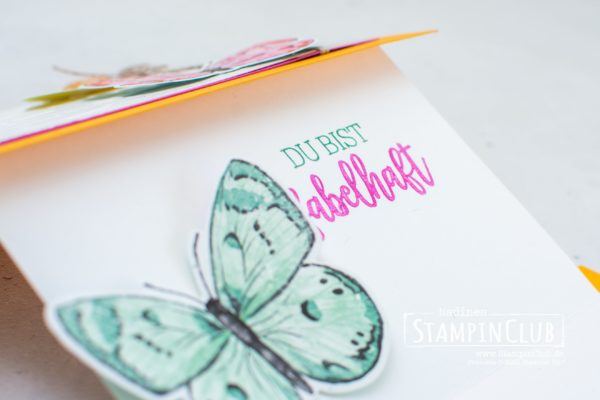 Stampin' Up!, StampinClub, Stanzformen Fabelhafte Falter, Brilliant Wings Dies, Designerpapier Schmetterlingsschmuck, Butterfly Bijou DSP, Fabelhaft, You are Amazing