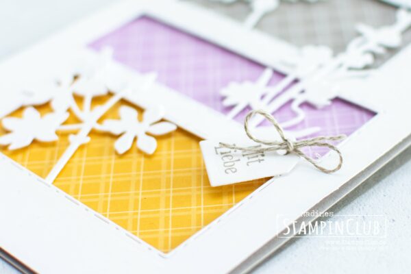 Stampin' Up!, StampinClub, Stanzformen im Bilde, Picture this Dies, Wiesenruhe, Qiet Medow, Stanzformen Wiese, Meadow Dies