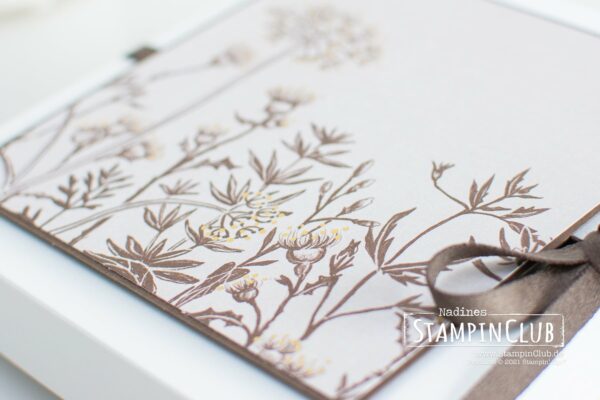 Stampin' Up!, StampinClub, Shadowbox, Pralinen-Shadowbox, Lindt Pralinés, Besonderes Designerpapier Herbstwunder, Blackberry Beauty Speciality DSP, Verpackung, Geschenkverpackung