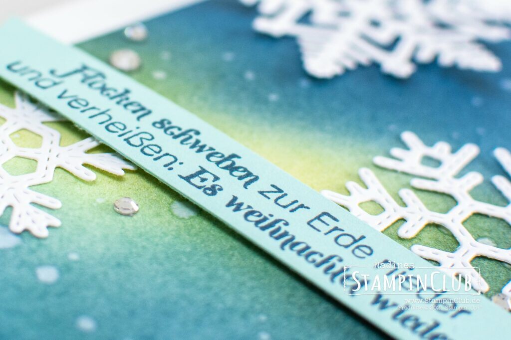 Stampin' Up!®, StampinClub, Flockenwünsche, Merry Snowflakes, Stanzformen Bestickte Schneeflocken, Stitched Snowflakes Dies