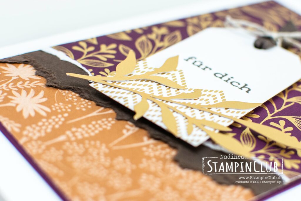 Stampin' Up!®, StampinClub, Besonderes Designerpapier Herbstwunder, Blackberry Beauty Speciality DSPZierelemente-Mix Herbstwunder, Blackberry Beauty Ephemera Pack