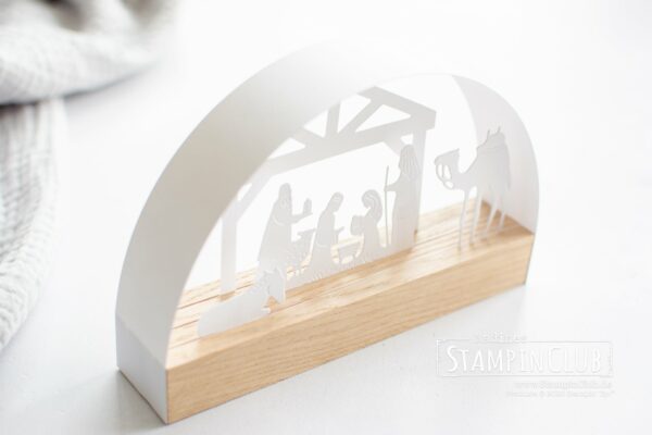 Stampin' Up!® StampinClub, Stanzformen Nacht der Wunder, Night Divine Dies, Schwibbogen, Weihnachtskrippe