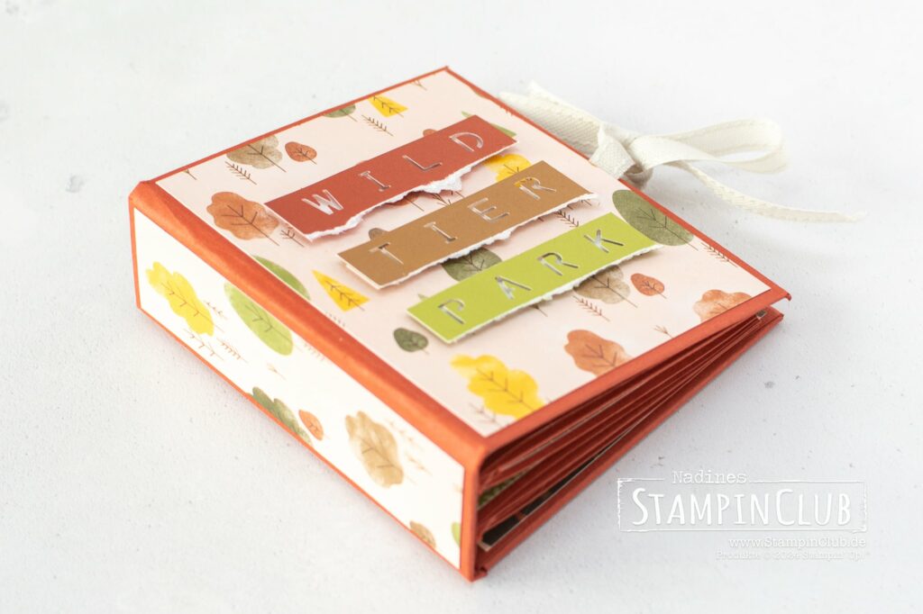 Stampin' Up!, StampinClub, Minialbum, Graupappe-Album, Herbst-Album, DESIGNERPAPIER 12" X 12" (30,5 X 30,5 CM) UND AUFKLEBERBOGEN SCHÖNE HERBSTTAGE, SWEET DAYS OF AUTUMN 12" X 12" (30.5 X 30.5 CM) DESIGNER SERIES PAPER & STICKER SHEET