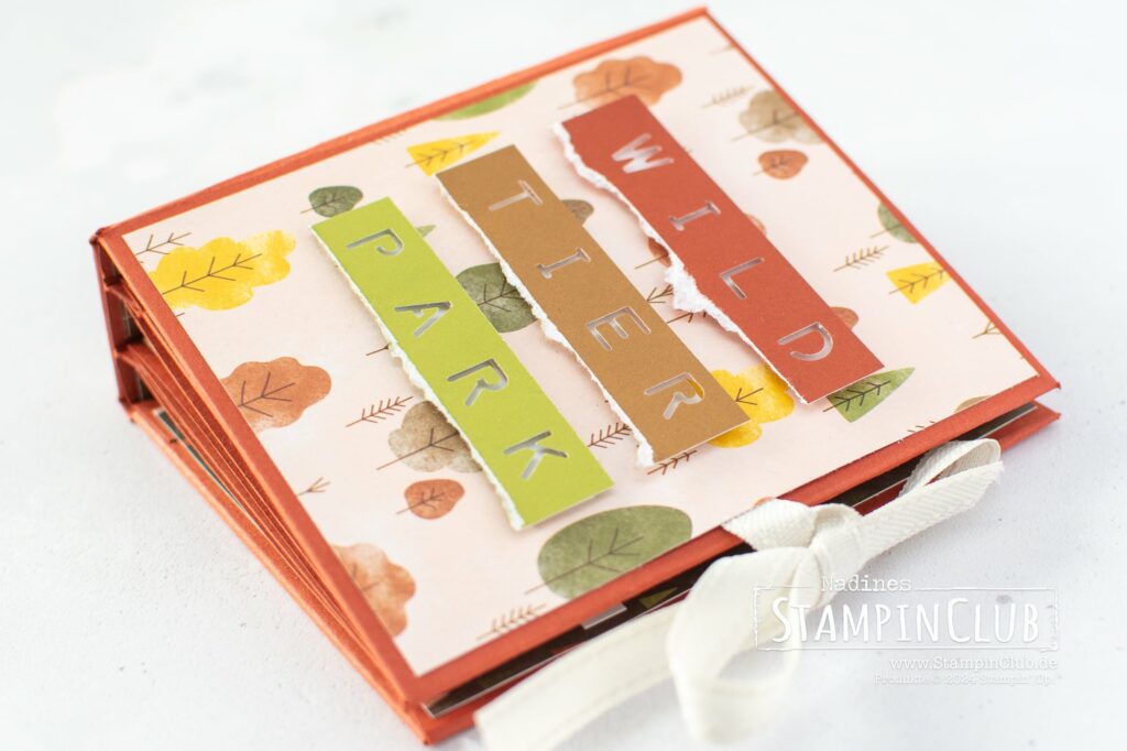 Stampin' Up!, StampinClub, Minialbum, Graupappe-Album, Herbst-Album, DESIGNERPAPIER 12" X 12" (30,5 X 30,5 CM) UND AUFKLEBERBOGEN SCHÖNE HERBSTTAGE, SWEET DAYS OF AUTUMN 12" X 12" (30.5 X 30.5 CM) DESIGNER SERIES PAPER & STICKER SHEET