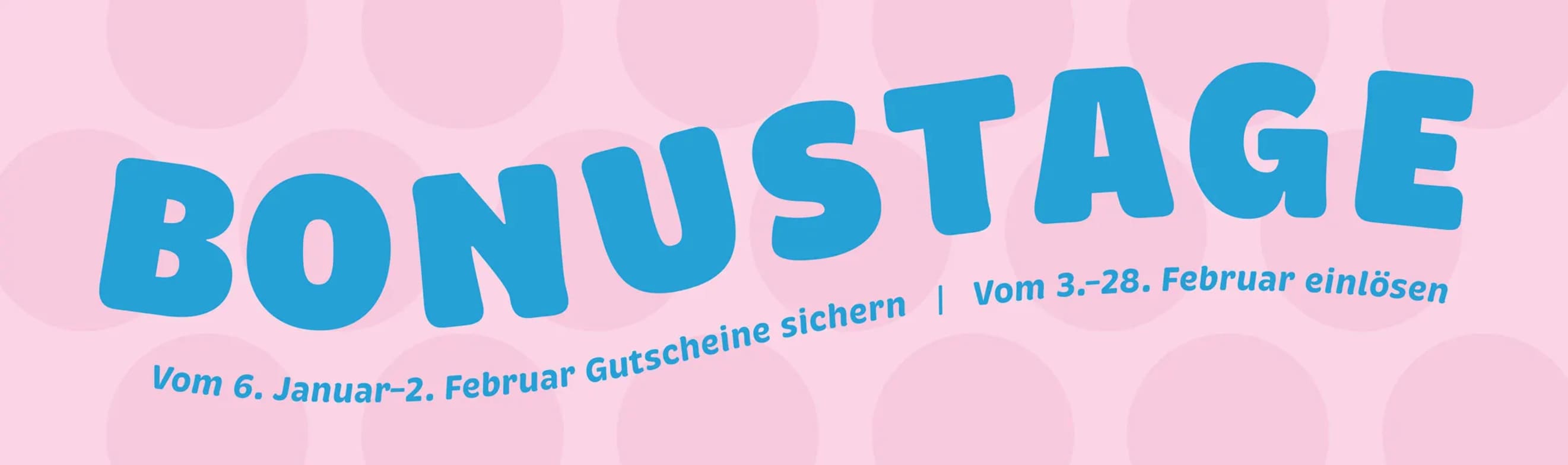 Bonustage 2026